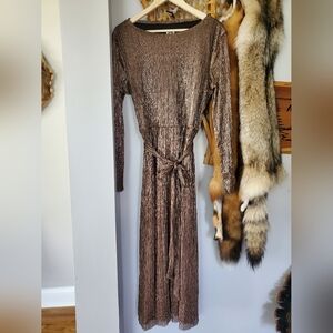 ANNE KLEIN sparkly midi dress!!